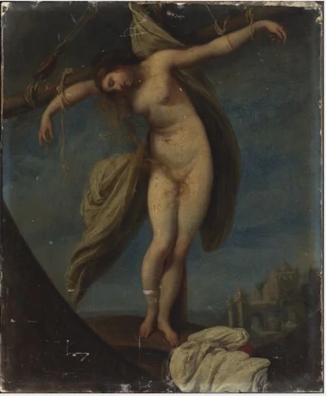 La crocifissione di una santa - National Gallery of Ireland, Dublino